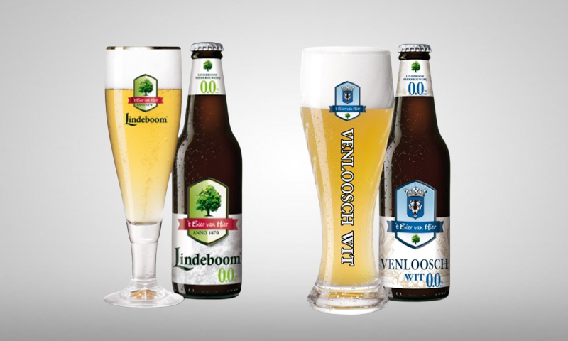 Twee alcoholvrije lindeboom bieren
